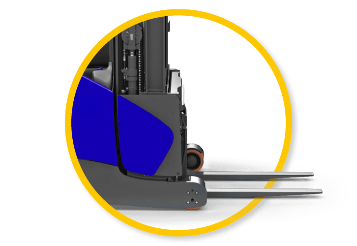 retrattili dettaglio 1 Carrelli Frontali da 1 a 8 ton.